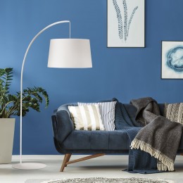 Напольный светильник с тканевым абажуром 5075 Hang TK Lighting