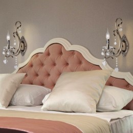 Настенный светильник с хрусталем 12505/1 античная бронза Eurosvet