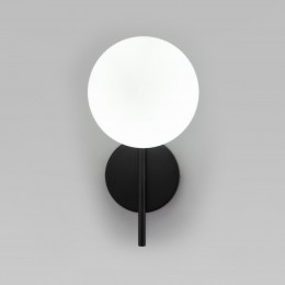 Настенный светильник со стеклянным плафоном 60147/1 черный Eurosvet