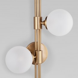 Настенный светильник со стеклянными плафонами 50383/3 латунь Eurosvet