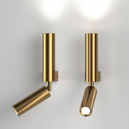 Настенный светодиодный светильник в стиле лофт 40020/1 LED латунь Eurosvet