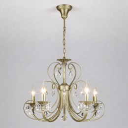 Подвесная люстра с хрусталем 3305/5 Eurosvet