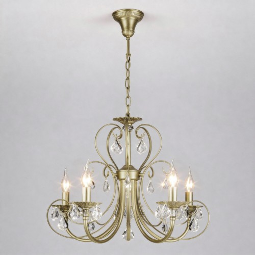 Подвесная люстра с хрусталем 3305/5 Eurosvet