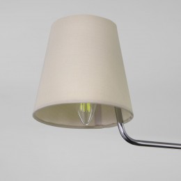 Подвесная люстра с тканевыми абажурами 60155/3 хром Eurosvet