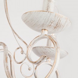 Подвесная люстра в классическом стиле 22404/5 белый с золотом Eurosvet