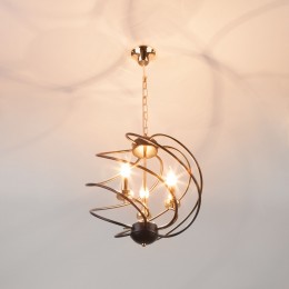 Подвесная люстра в стиле лофт 60105/3 черный Eurosvet