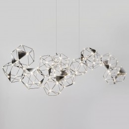 Подвесная светодиодная люстра 90368/14 черный жемчуг Eurosvet