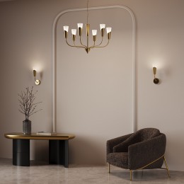 Подвесной светильник 60167/6 латунь Eurosvet