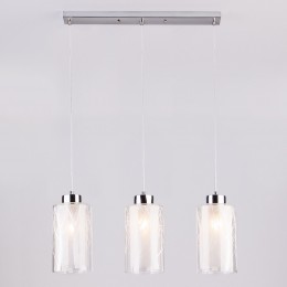 Подвесной светильник со стеклянным плафоном 50001/3 хром Eurosvet