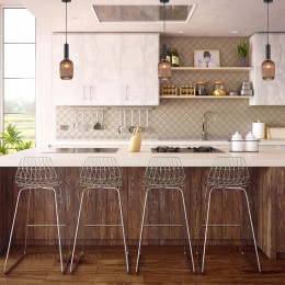 Подвесной светильник со стеклянным плафоном 50181/1 янтарный Eurosvet