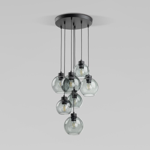 Подвесной светильник со стеклянными плафонами 10207 Cubus TK Lighting