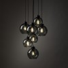 Подвесной светильник со стеклянными плафонами 10207 Cubus TK Lighting