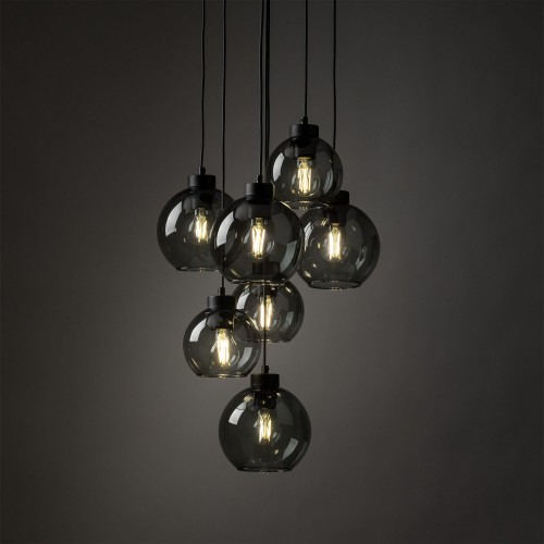 Подвесной светильник со стеклянными плафонами 10207 Cubus TK Lighting