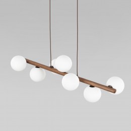 Подвесной светильник со стеклянными плафонами 10272 Estera Wood TK Lighting