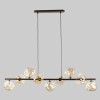 Подвесной светильник со стеклянными плафонами 11037 Lava Brown TK Lighting