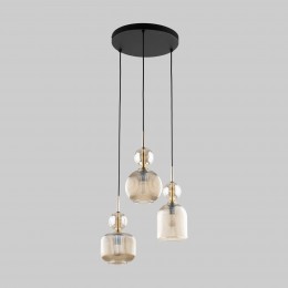 Подвесной светильник со стеклянными плафонами 11041 Sophia Cognac TK Lighting