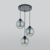 Подвесной светильник со стеклянными плафонами 2819 Cubus Graphite TK Lighting