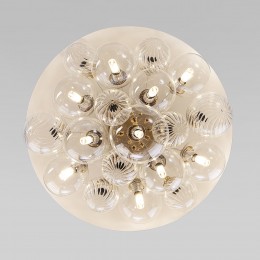 Подвесной светильник со стеклянными плафонами 30177 латунь Eurosvet