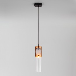 Подвесной светильник в стиле лофт 50087/1 черный / бронза Eurosvet