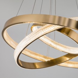 Подвесной светодиодный светильник с регулировкой цветовой температуры и яркости 90176/3 медный Eurosvet