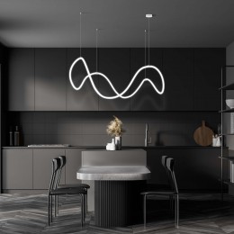 Подвесной светодиодный светильник с регулировкой цветовой температуры и яркости 90288/1 белый Eurosvet