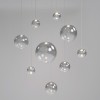 Подвесной светодиодный светильник со стеклянным плафоном 50232/1 LED дымчатый Eurosvet