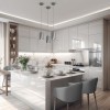 Подвесной светодиодный светильник в стиле лофт 50247/1 LED/ хром Eurosvet