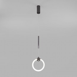 Подвесной светодиодный светильник в стиле минимализм 90165/1 черный жемчуг Eurosvet