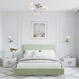 Потолочная люстра со стеклянными плафонами 2275/6 хром Eurosvet