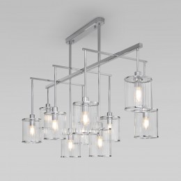 Потолочная люстра со стеклянными плафонами 60144/10 хром Eurosvet