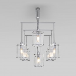 Потолочная люстра со стеклянными плафонами 60144/10 хром Eurosvet