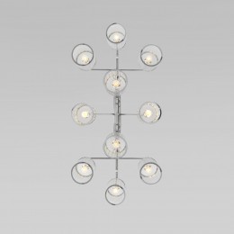 Потолочная люстра со стеклянными плафонами 60144/10 хром Eurosvet