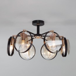 Потолочная люстра в стиле лофт 70121/6 черный Eurosvet