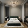 Потолочный светильник с фактурным стеклом 380/8 Bogate's