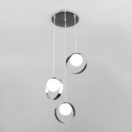 Потолочный светильник со стеклянными плафонами 50205/3 хром Eurosvet