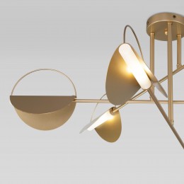 Потолочный светильник в стиле лофт 70148/6 золото Eurosvet