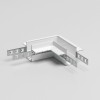 Slim Magnetic Коннектор угловой для встраиваемого шинопровода под ГКЛ 9,5мм белый 85214/00 Elektrostandard