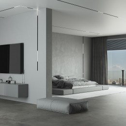 Slim Magnetic Трековый светильник  L02 20W 4200K черный 85002/01 Elektrostandard