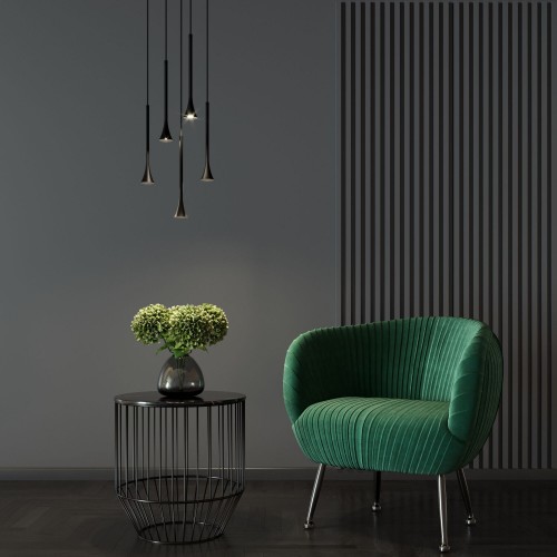 Светильник подвесной светодиодный Hall 5W 4000K черный 50314 LED Elektrostandard