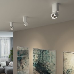 Светильник потолочный светодиодный Cubus 10W 4000K белый 25043/LED Elektrostandard