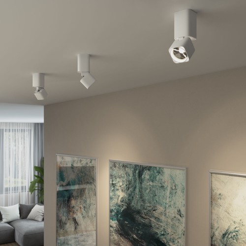 Светильник потолочный светодиодный Cubus 10W 4000K белый 25043/LED Elektrostandard