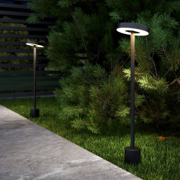 Светильник поворотный садово-парковый светодиодный Verano черный 35185/S черный Elektrostandard