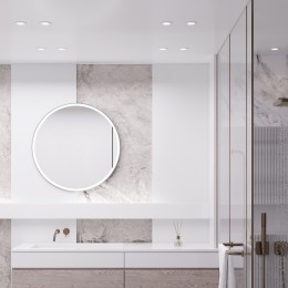 Светильник встраиваемый City GU10 белый IP44 25060/01 Elektrostandard