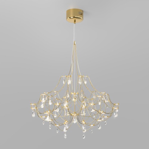 Светодиодная люстра с декором из хрусталя и с пультом дистанционного управления 90400 LED Bogate's