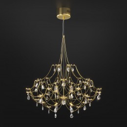 Светодиодная люстра с декором из хрусталя и с пультом дистанционного управления 90400 LED Bogate's