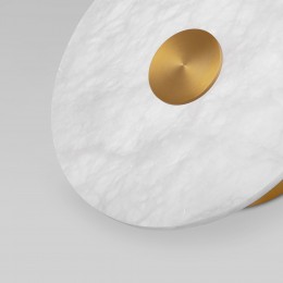 Светодиодный светильник с мраморным рассеивателем 40340 LED латунь Eurosvet