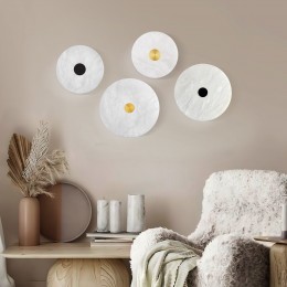 Светодиодный светильник с мраморным рассеивателем 40340 LED латунь Eurosvet