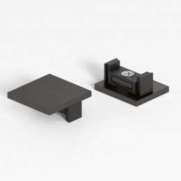 Titan Line Заглушки для накладного шинопровода титан 2шт 85230/00 Elektrostandard