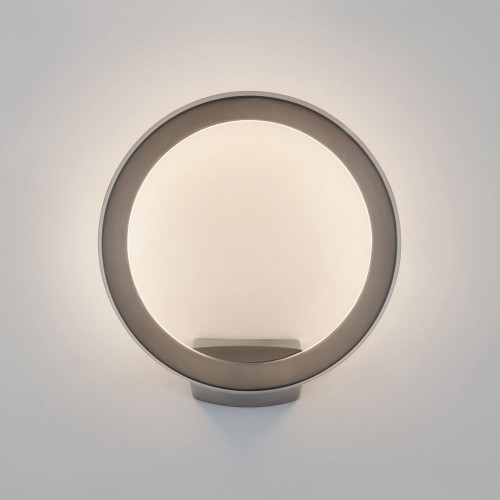Уличный настенный светодиодный светильник Ring IP54 1710 TECHNO LED серый Elektrostandard