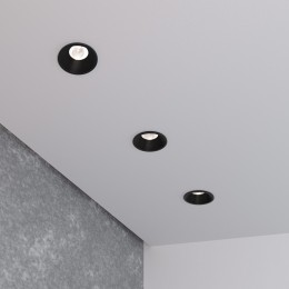 Встраиваемый светодиодный светильник Gudi 7W 4200K черный 25028/LED Elektrostandard